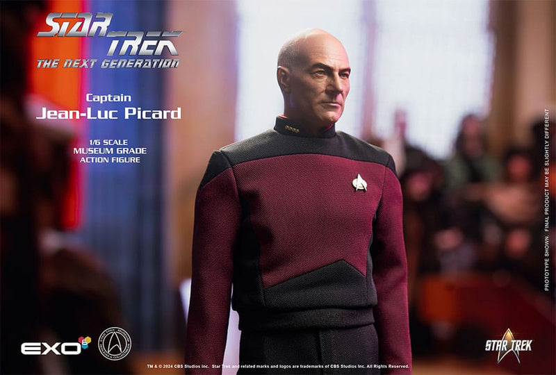 EXO Star Trek: The Next Generation Figura 1/6 Captain Jean-Luc Picard (Essential Duty Uniform) 30 cm