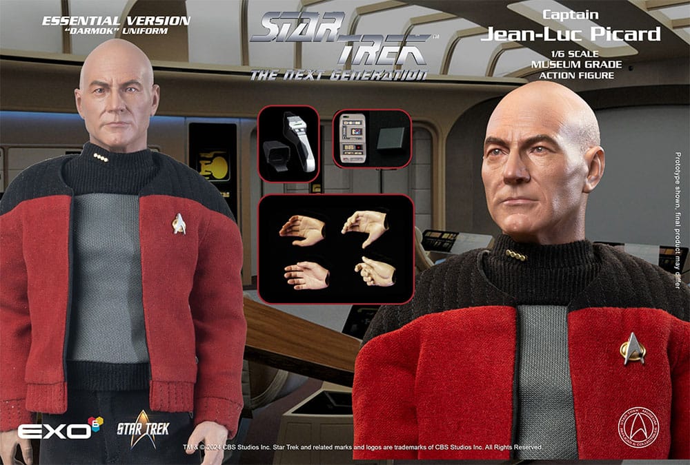 EXO Star Trek: The Next Generation Figura 1/6 Captain Jean-Luc Picard (Essential Darmok Uniform) 30 cm