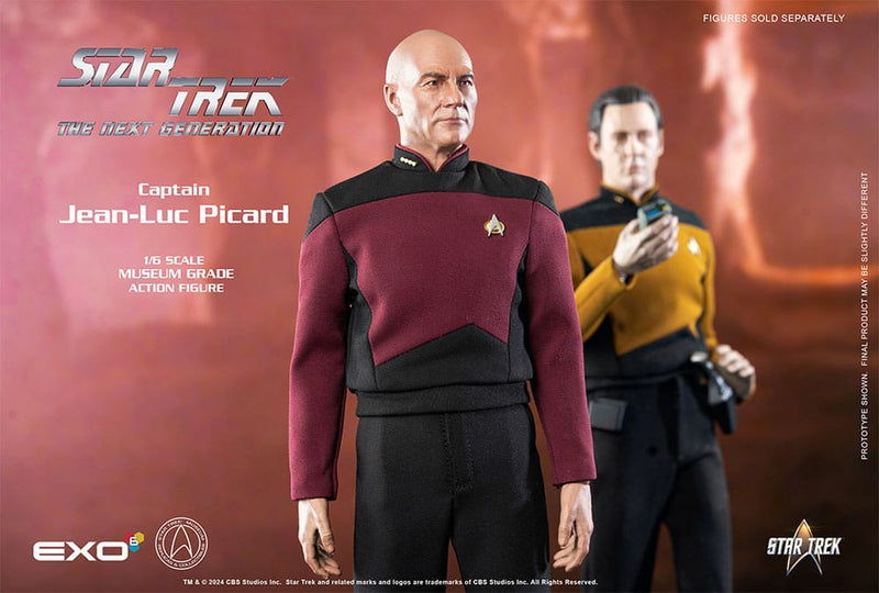 EXO Star Trek: The Next Generation Figura 1/6 Captain Jean-Luc Picard 30 cm