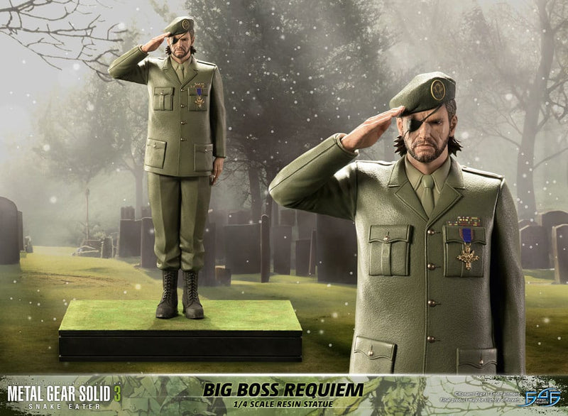 FIRST 4 FIGURES Metal Gear Solid 3: Snake Eater Estatua 1/4 Big Boss Requiem 55 cm