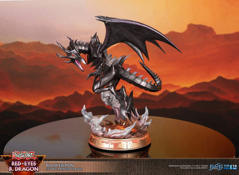 First 4 Figures Yu-Gi-Oh! Estatua PVC Red-Eyes B. Dragon Black Colour 33 cm