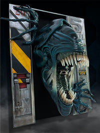 HOLLYWOOD COLLECTIBLES GROUP Aliens Escultura de Pared 1/2 Alien Queen 51 x 41 x 25 cm