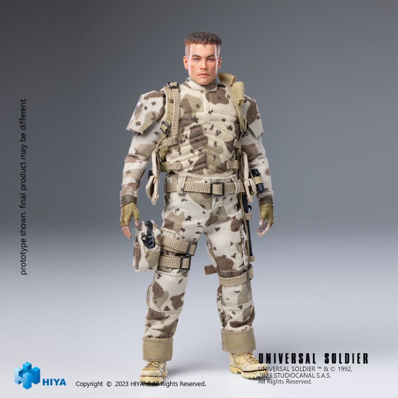 Hiya Toys Universal Soldier Figura 1/12 Exquisite Super Series Luc Deveraux 16 cm