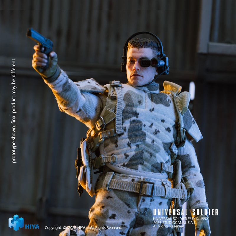 Hiya Toys Universal Soldier Figura 1/12 Exquisite Super Series Luc Deveraux 16 cm
