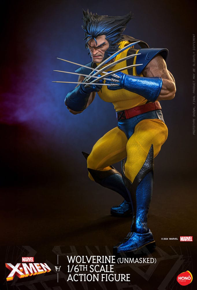 HOT TOYS HONO Marvel X-Men Figura 1/6 Wolverine (Unmasked) 28 cm