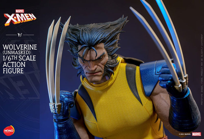 HOT TOYS HONO Marvel X-Men Figura 1/6 Wolverine (Unmasked) 28 cm