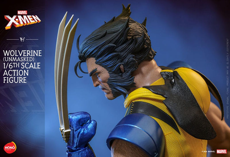 HOT TOYS HONO Marvel X-Men Figura 1/6 Wolverine (Unmasked) 28 cm