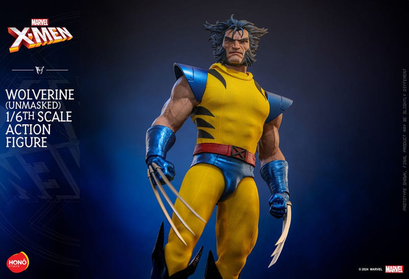 HOT TOYS HONO Marvel X-Men Figura 1/6 Wolverine (Unmasked) 28 cm