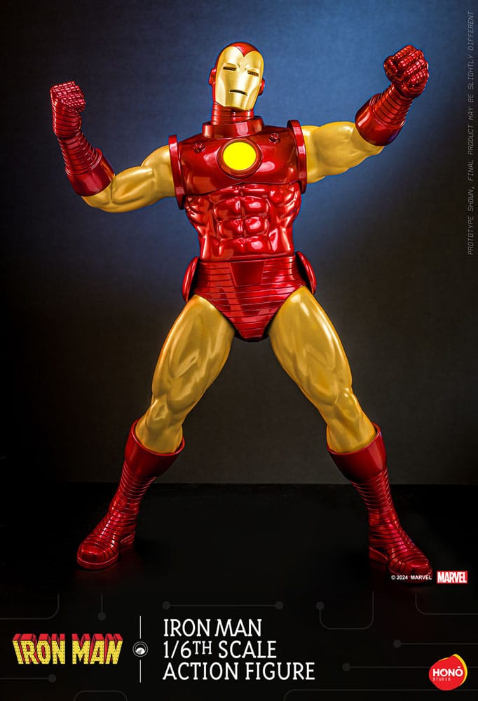 HOT TOYS HONO STUDIO Marvel Figura 1/6 Iron Man 32 cm