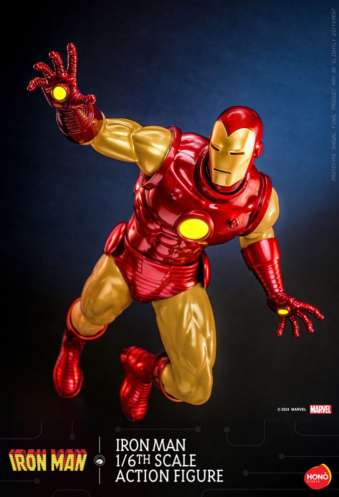 HOT TOYS HONO STUDIO Marvel Figura 1/6 Iron Man 32 cm