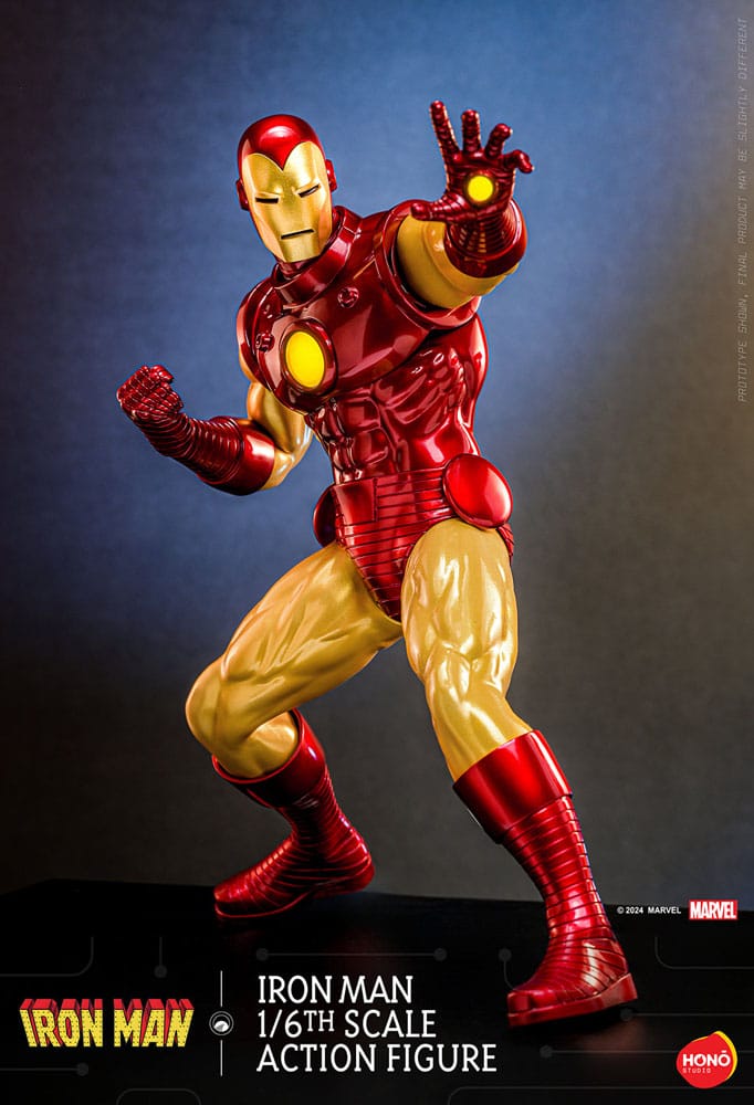 HOT TOYS HONO STUDIO Marvel Figura 1/6 Iron Man 32 cm