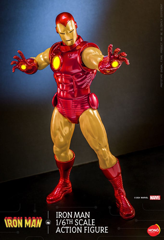 HOT TOYS HONO STUDIO Marvel Figura 1/6 Iron Man 32 cm