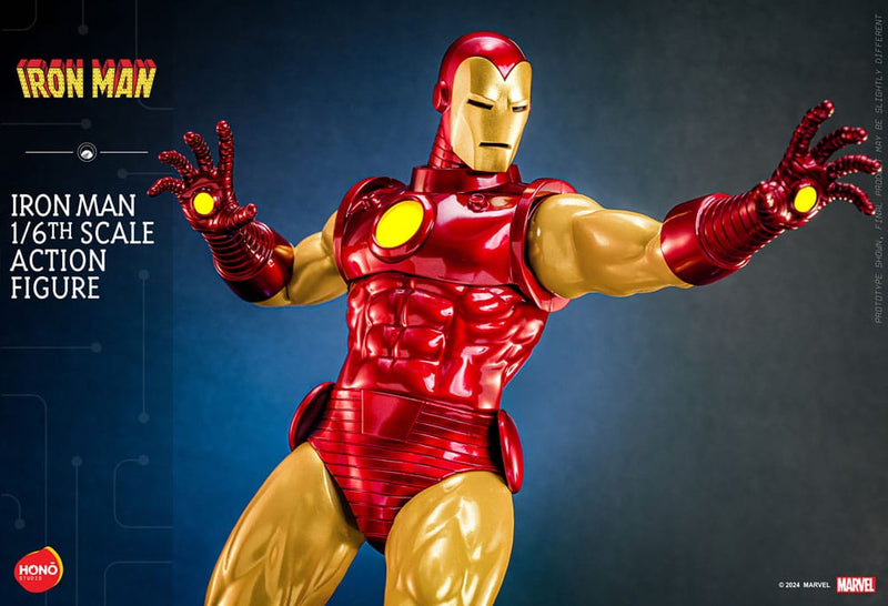 HOT TOYS HONO STUDIO Marvel Figura 1/6 Iron Man 32 cm