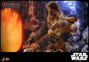 HOT TOYS Star Wars Episode V Figura Movie Masterpiece 1/6 Chewbacca with Disassembled C-3PO 36 cm