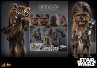 HOT TOYS Star Wars Episode V Figura Movie Masterpiece 1/6 Chewbacca with Disassembled C-3PO 36 cm