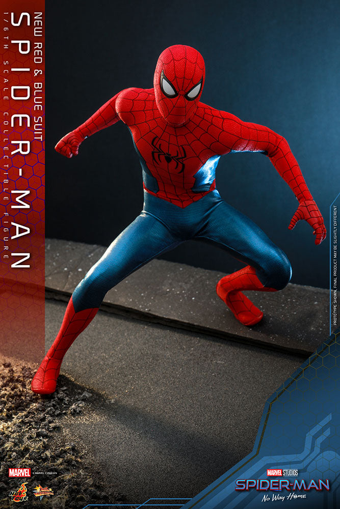 HOT TOYS MMS679 1/6 Spiderman New REO & Blue Suit