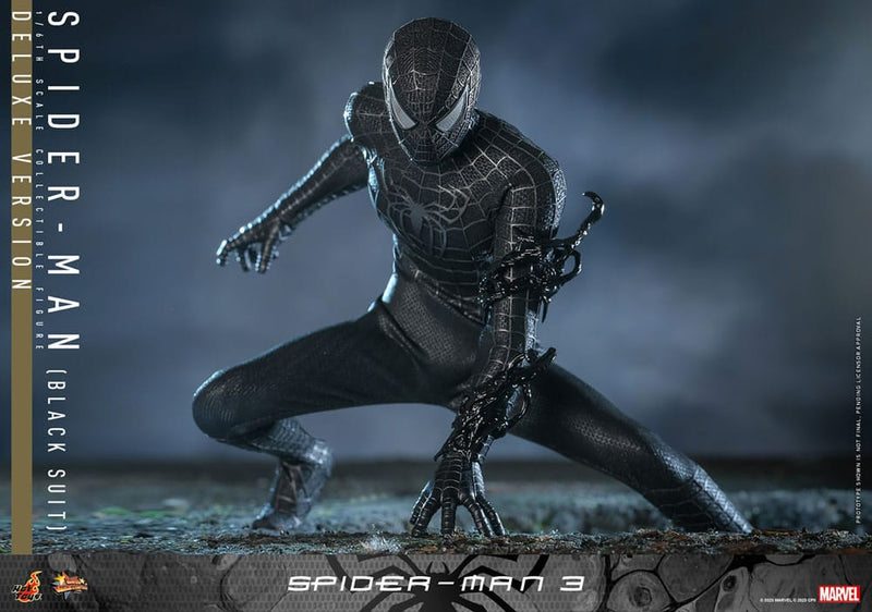 HOT TOYS MMS728 1/6 Spider-Man 3: Spider-Man Black Suit Deluxe Version