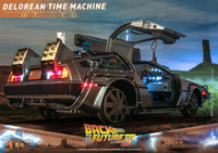 Hot Toys MMS738 1/6 Regreso al Futuro III Vehículo DeLorean Time Machine 72 cm