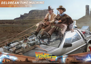 Hot Toys MMS738 1/6 Regreso al Futuro III Vehículo DeLorean Time Machine 72 cm