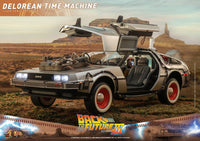 Hot Toys MMS738 1/6 Regreso al Futuro III Vehículo DeLorean Time Machine 72 cm