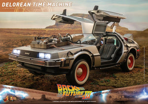 Hot Toys MMS738 1/6 Regreso al Futuro III Vehículo DeLorean Time Machine 72 cm