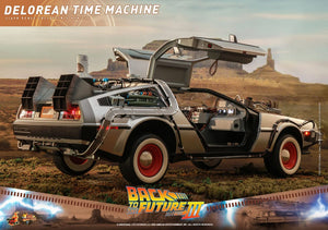 Hot Toys MMS738 1/6 Regreso al Futuro III Vehículo DeLorean Time Machine 72 cm