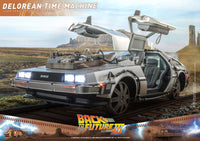 Hot Toys MMS738 1/6 Regreso al Futuro III Vehículo DeLorean Time Machine 72 cm