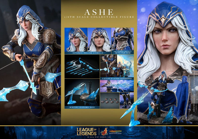 Hot Toys League of Legends Figura 1/6 Ashe 28 cm