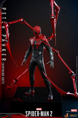 HOT TOYS VGM61 1/6 MARVEL'S SPIDER-MAN 2 PETER PARKER (SUPERIOR SUIT)