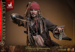 Hot Toys 1/6 Piratas Del Caribe: La Venganza De Salazar Figura DX Jack Sparrow (Deluxe Version) Artisan Edition Hot Toys Exclusive 30 cm