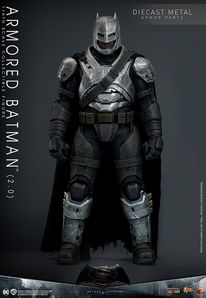 HOT TOYS MMS742D62 1/6 BATMAN V SUPERMAN: DAWN OF JUSTICE ARMORED BATMAN (2.0)