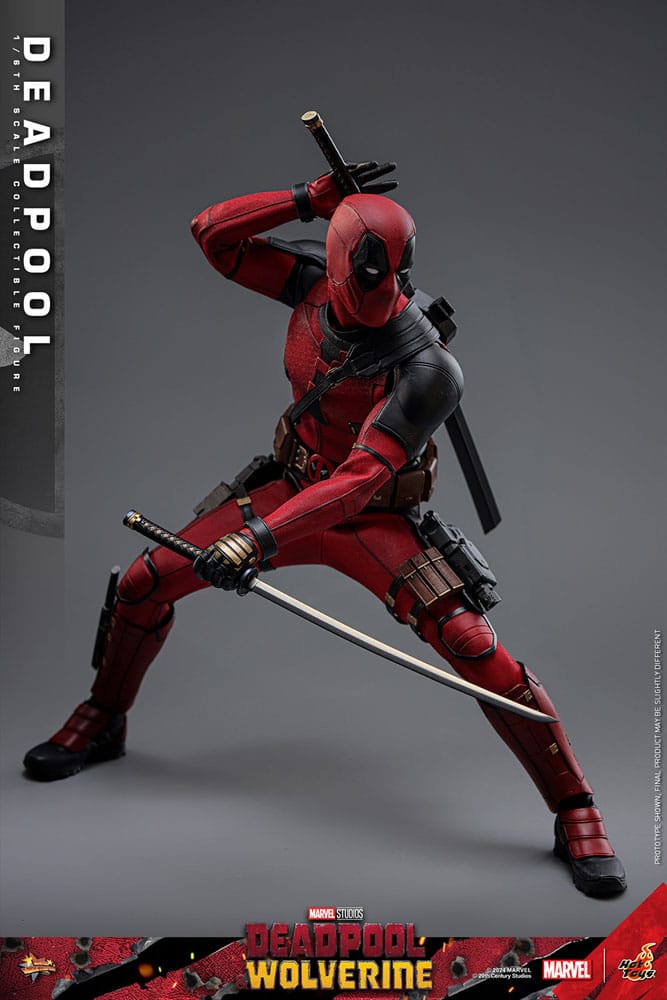 HOT TOYS Deadpool & Wolverine Movie Masterpiece Figura 1/6 Deadpool 31 cm