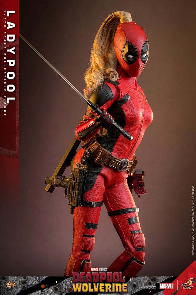 HOT TOYS Deadpool & Wolverine Movie Masterpiece Figura 1/6 Ladypool 30 cm