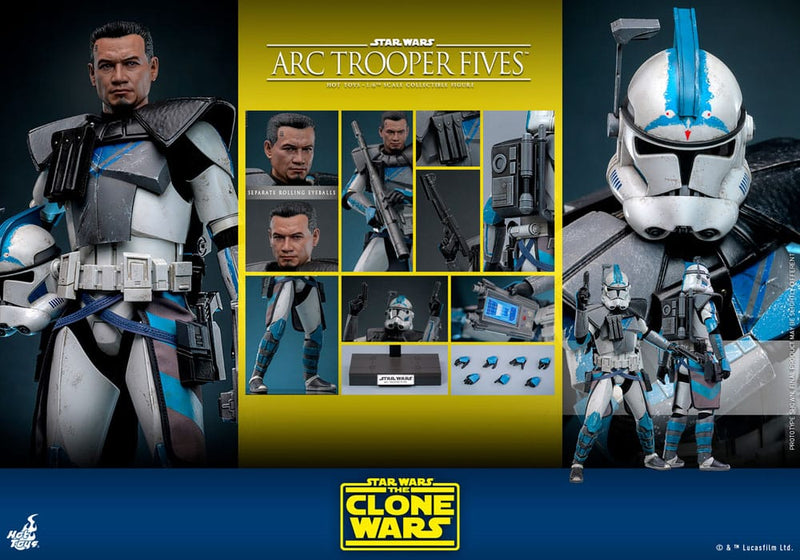 HOT TOYS TMS132 1/6 STAR WARS: THE CLONE WARS™ARC TROOPER FIVES™