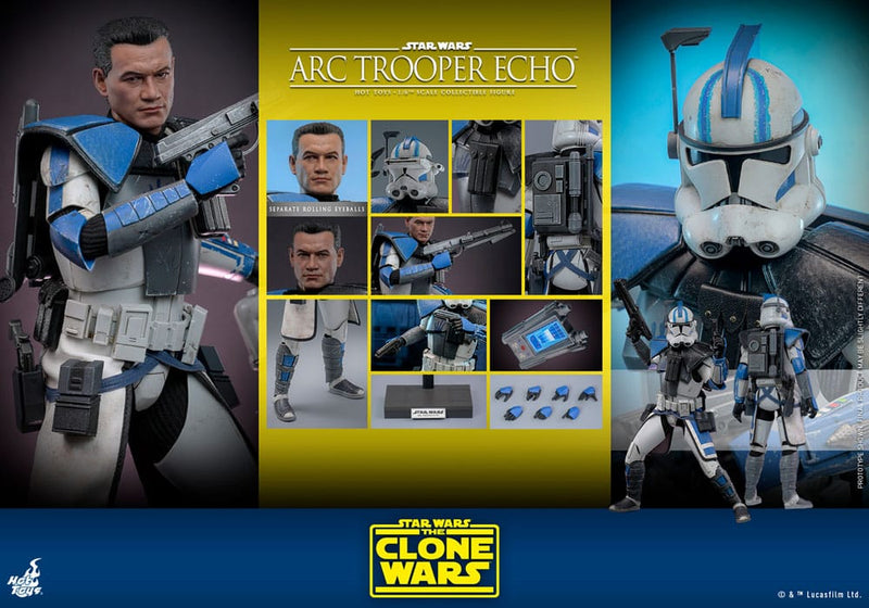 HOT TOYS TMS133 1/6 STAR WARS: THE CLONE WARS™ARC TROOPER ECHO™