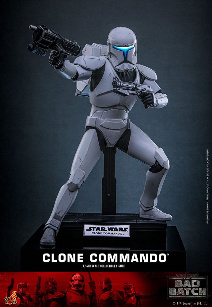 HOT TOYS Star Wars: The Bad Batch Figura 1/6 Clone Commando 30 cm