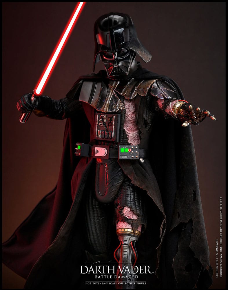 HOT TOYS Star Wars Figura 1/6 Darth Vader (Battle Damaged) 35 cm