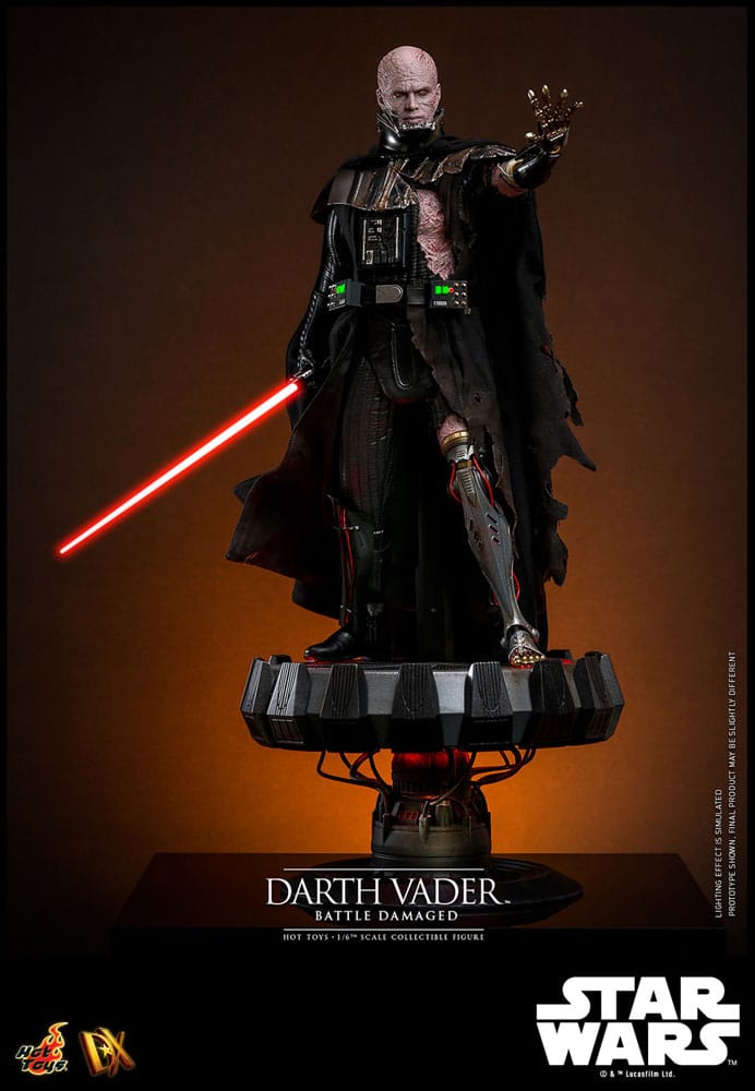 HOT TOYS Star Wars Figura 1/6 Darth Vader (Battle Damaged) 35 cm