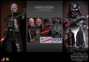 HOT TOYS Star Wars Figura 1/6 Darth Vader (Battle Damaged) 35 cm