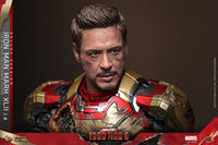 HOT TOYS Iron Man 3 Figura Movie Masterpiece Diecast 1/6 Iron Man Mark XLII (2.0) Deluxe 32 cm