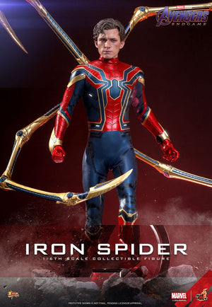 HOT TOYS Vengadores: Endgame Movie Masterpiece Figura 1/6 Iron Spider 28 cm