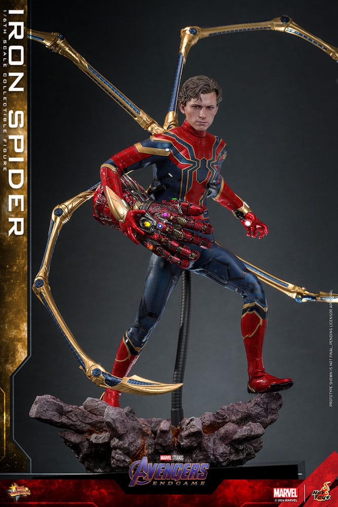 HOT TOYS Vengadores: Endgame Movie Masterpiece Figura 1/6 Iron Spider 28 cm