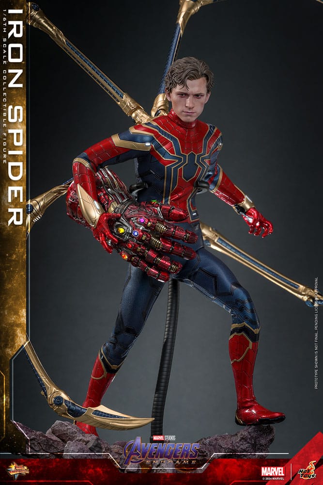 HOT TOYS Vengadores: Endgame Movie Masterpiece Figura 1/6 Iron Spider 28 cm