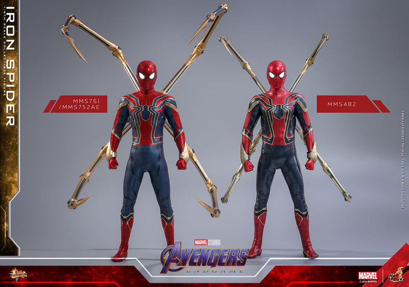 HOT TOYS Vengadores: Endgame Movie Masterpiece Figura 1/6 Iron Spider 28 cm