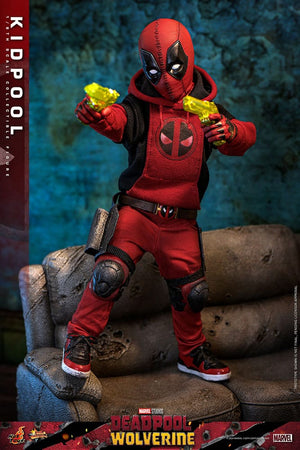 HOT TOYS Deadpool & Wolverine Movie Masterpiece Figura 1/6 Kidpool 22 cm