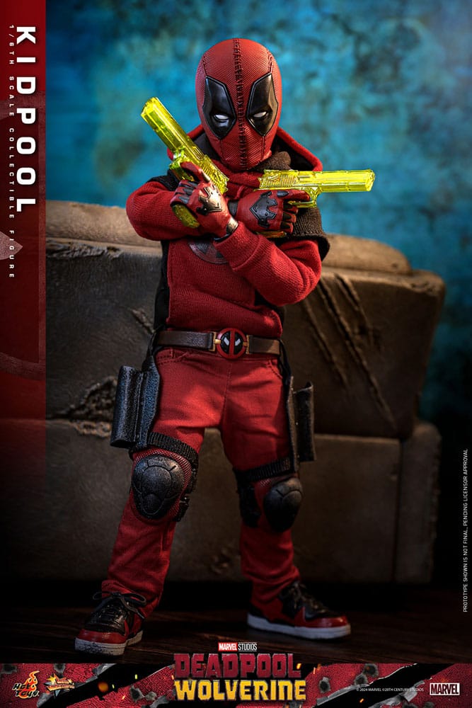 HOT TOYS Deadpool & Wolverine Movie Masterpiece Figura 1/6 Kidpool 22 cm