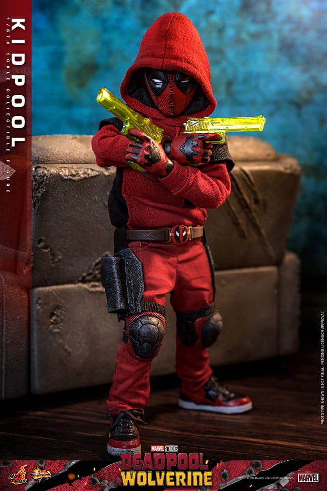 HOT TOYS Deadpool & Wolverine Movie Masterpiece Figura 1/6 Kidpool 22 cm