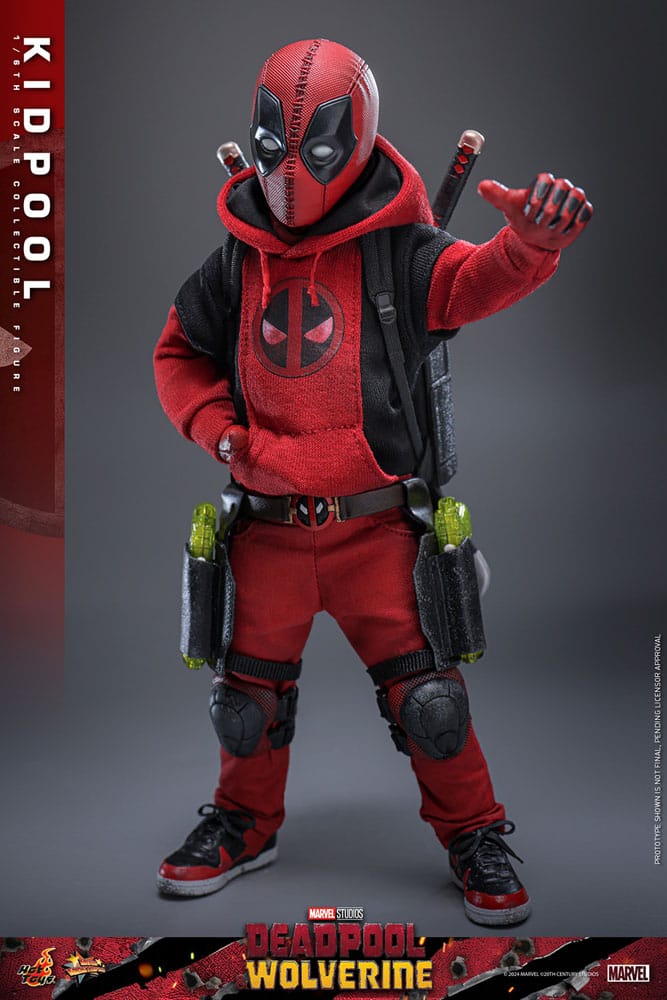 HOT TOYS Deadpool & Wolverine Movie Masterpiece Figura 1/6 Kidpool 22 cm