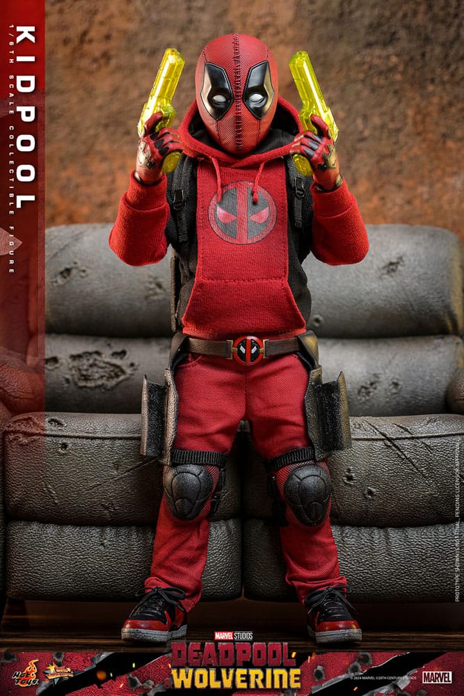 HOT TOYS Deadpool & Wolverine Movie Masterpiece Figura 1/6 Kidpool 22 cm