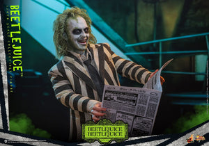 HOT TOYS Beetlejuice Beetlejuice Movie Masterpiece Figura 1/6 Beetlejuice 30 cm